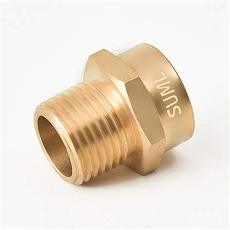 Geshaten G Thread Bsp Female To Npt Male Connector Brass