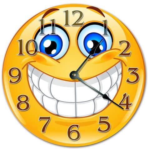 105 Smiling Smile Face Clock Living Room Clock Etsy