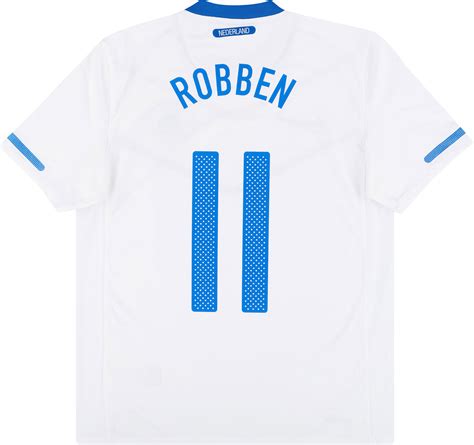 2010-11 Netherlands Away Shirt Robben #11 - 6/10 - (L)