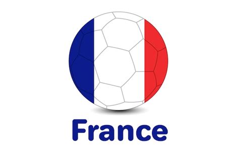 Premium Vector | Football Worldcup 2022 with France Flag. Qatar world ...