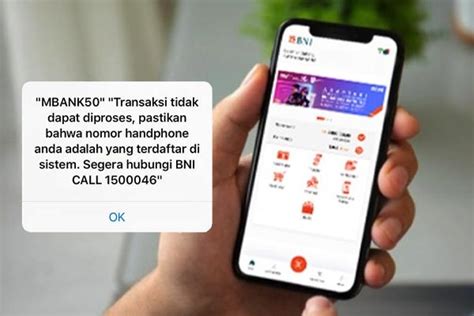 Bni Mobile Banking Error Mbank Arti Penyebab Cara Mengatasi