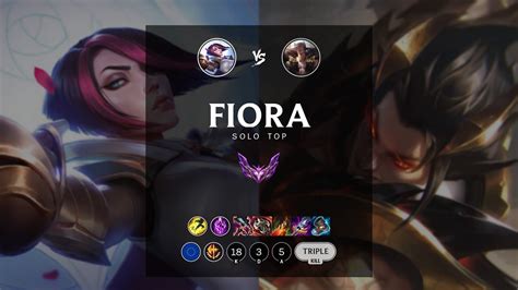 Fiora Top Vs Sett Euw Master Patch Youtube