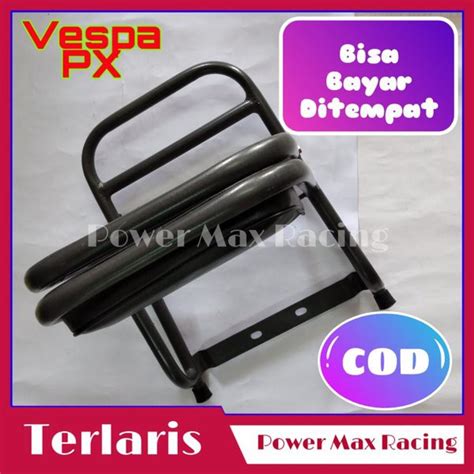 Jual Backrak Vespa Px Dan Vespa Super Rak Bagasi Belakang Plus Sandaran