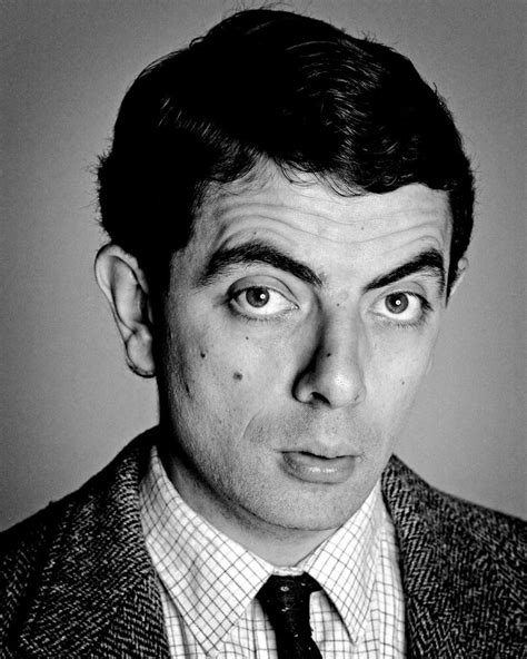 Rowan Atkinson As Mr Bean By Trevor Leighton Johnny English Blackadder