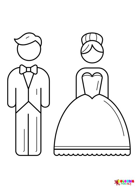 23 Bride And Groom Coloring Pages ColoringPagesOnly