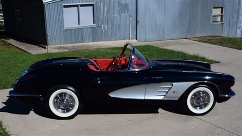 Black 1958 Chevrolet Corvette