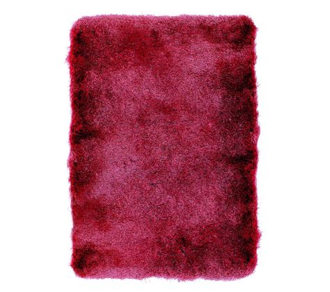 Tapis Poils Longs Extra Doux Rouge Fonc X Toosoft Tapis