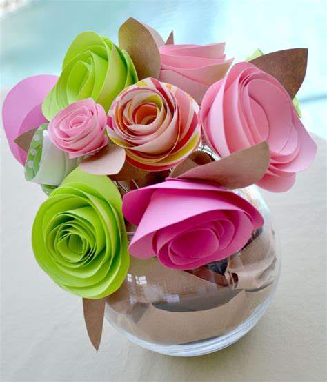 flowers for flower lovers.: paper flowers.