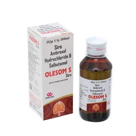 Thuốc Siro Olesom S Trị Ho Có Đờm Viêm Phế Quản 100Ml Pharmart vn