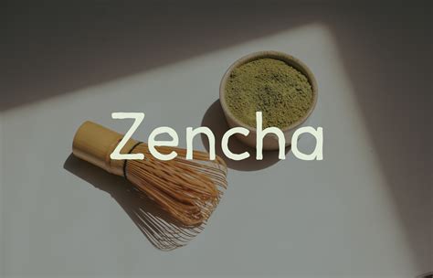 Matcha Business Zencha Branding Behance