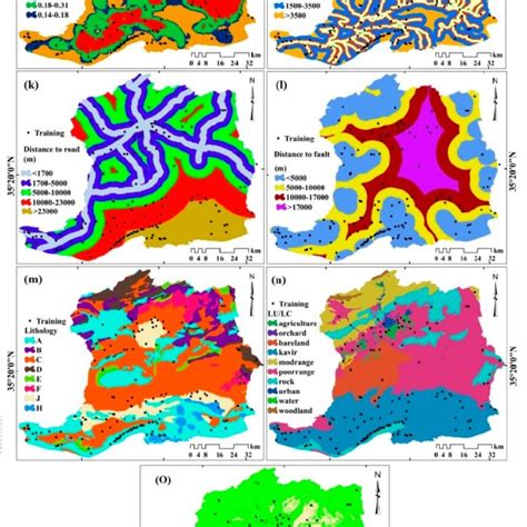 Weight Of The Criteria Gully Erosion Conditioning Factors Using The