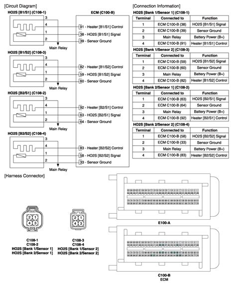 Hyundai Genesis Heated Oxygen Sensor Ho S Schematic Diagrams