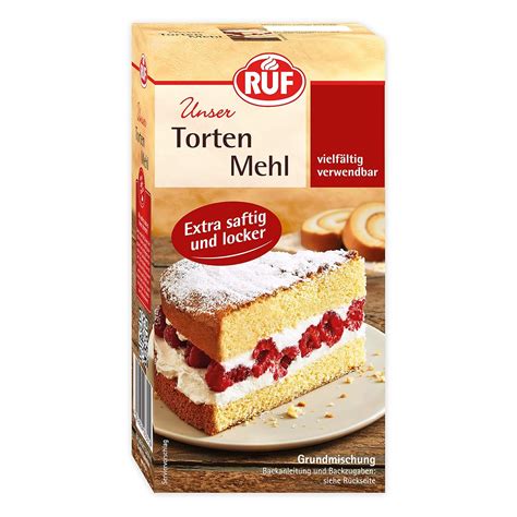 RUF Tortenmehl Grund Mischung für Tortenböden Gugelhupf Kastenkuchen