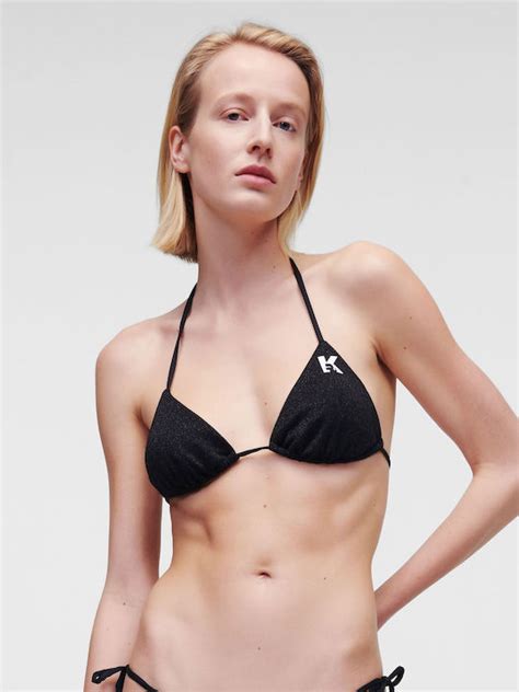 Karl Lagerfeld Bikini Τριγωνάκι Μαύρο 230W2234 999 Skroutz gr