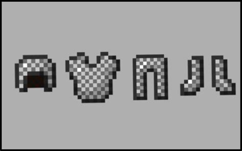 Craftable Chainmail Armour Minecraft Data Pack