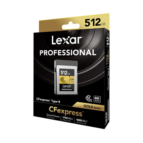 Lexar Professional CFexpress Type B Card GOLD 新製品128GB256GB512GB 速度