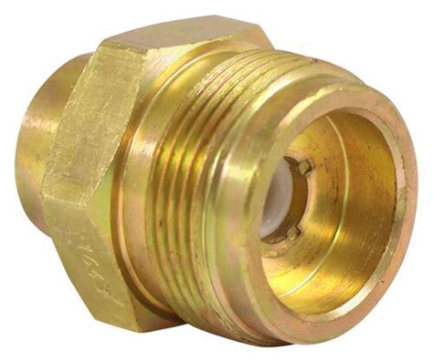 Propane Adapter Fitting Disposable Cylinder Port X 14 Female Npt Jr