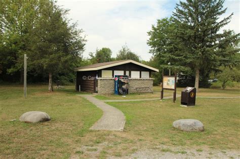 Bedrock Campground at Ferris Provincial Park, Ontario, Canada