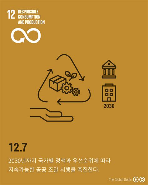 Un Sdgs 설명 목표12 책임 있는 소비와 생산 지속가능한 소비 및 생산 양식을 보장한다