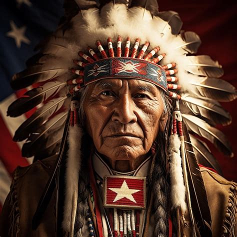 Premium AI Image | American Indian Heritage Day recognizes the native ...