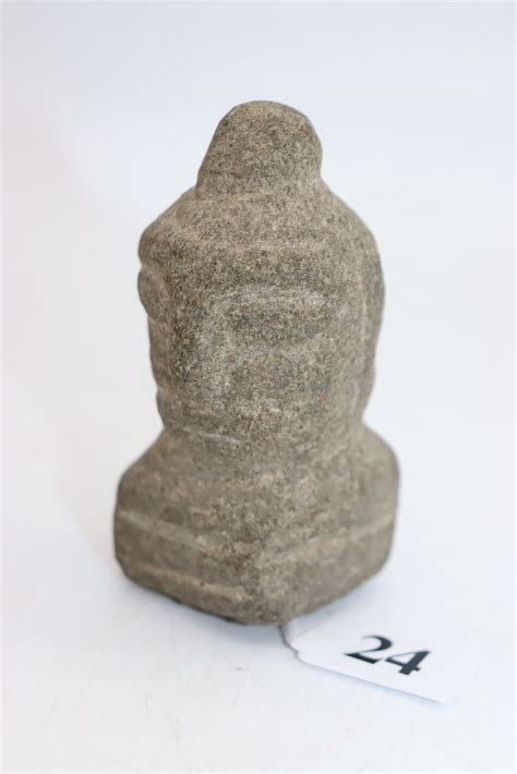 17th Century 18th Century Stone Shiva Head Carved Stone