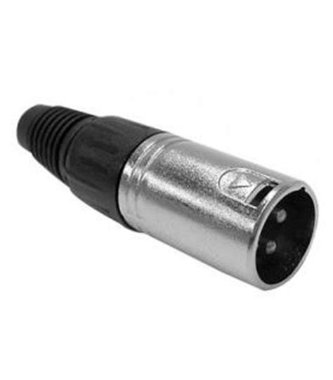 Conector Canon XLR Macho 3 Pinos Cabo