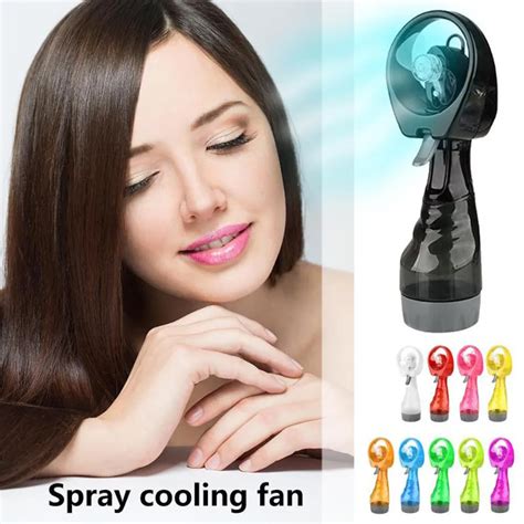 Party Favor Water Spray Cooling Fan Handheld Electric Mini Fan Portable