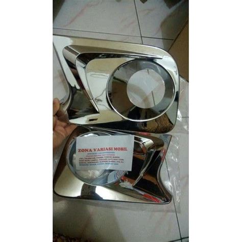 RING COVER GARNISH FOGLAMP FOG LAMP ALL NEW AVANZA XENIA CHROME