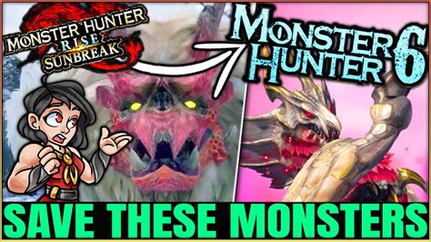 The 5 Best Monsters In All Of Rise Sunbreak We NEED Them In Monster