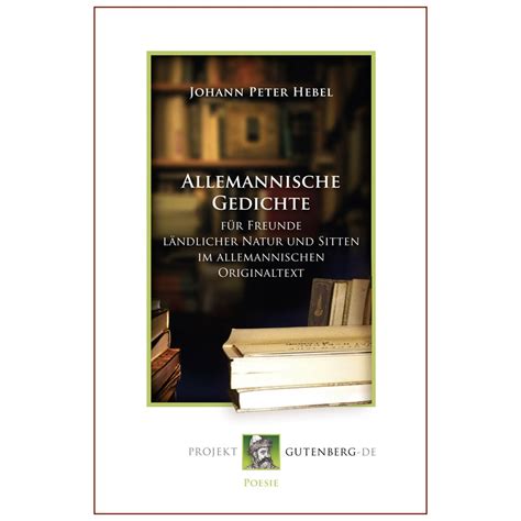 Allemannische Gedichte Projekt Gutenberg DE