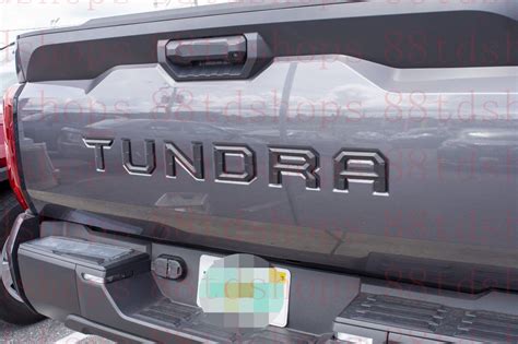 Matte Black Emblem Fit TOYOTA 2022 2023 TUNDRA Tailgate Letters EBay