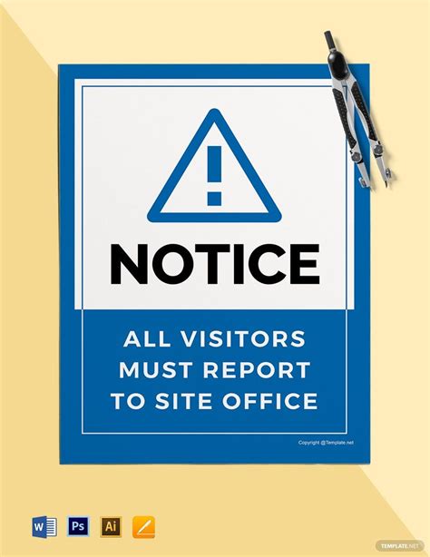 Construction Sign Templates In Word Free Download