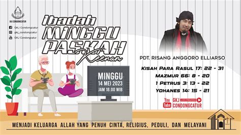 Ibadah Minggu Paskah Ke 6 GKJ Condongcatur Minggu 14 Mei 2023 18