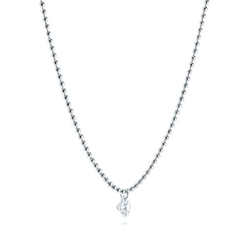 Platinum Ball Chain Diamond Necklace 106693 Seattle Bellevue