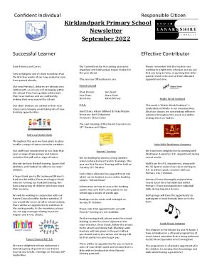 Fillable Online School newsletter ideas - a complete guide for teachers ...