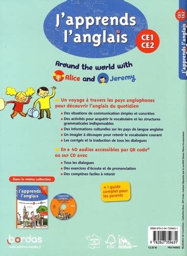 J apprends l anglais CE1 CE2 Around the world Véronique Anderson