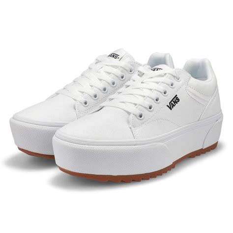 Vans Womens Seldan Platform St Sneaker Whi