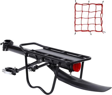 Auwey Full Quick Release Bike Rear Rack Bike Cargo Rack With Fender Bicycle Cargo