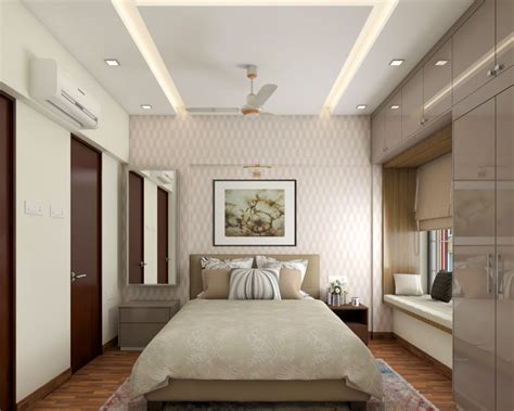 Gypsum Ceiling Design With Cove And Recessed Lights Livspace