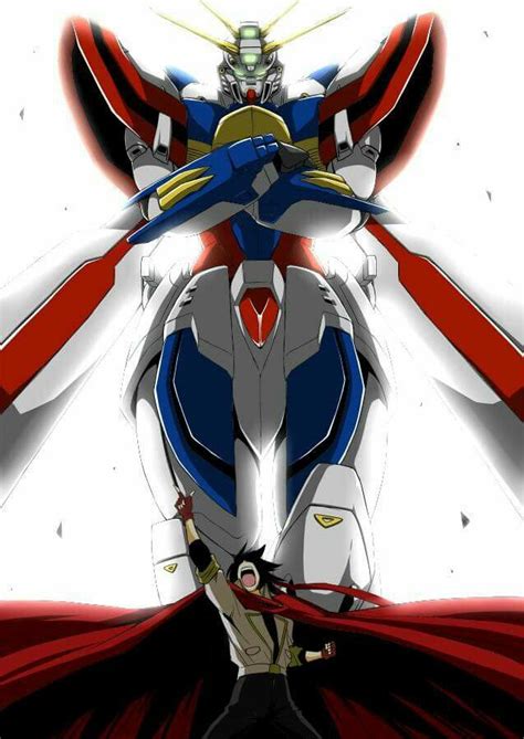 Domon Kashū And His Burning Gundam Gundam Mobile Fighter G Gundam