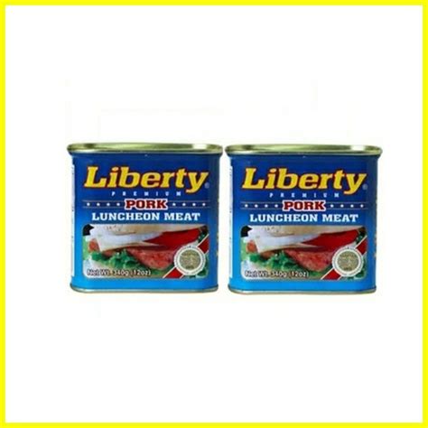 Liberty Premium Pork Luncheon Meat 2 X 340g Shopee Philippines