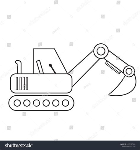 18,966 Excavator Black White Images, Stock Photos & Vectors | Shutterstock