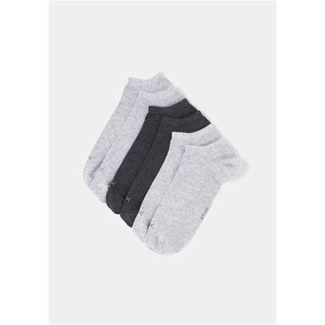 Socquettes homme gris chiné T39 42 TEX le lot de 3 paires de