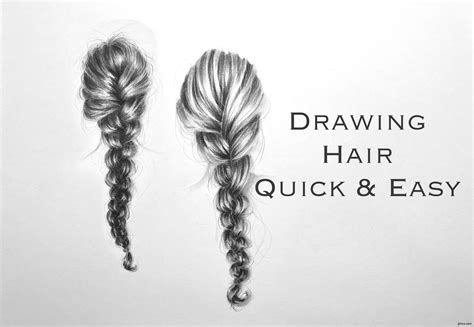 Drawing Portraits Learn To Draw Hair Quick And Easy Gfxtra