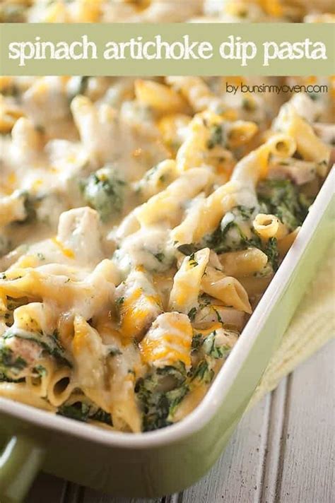 Spinach Artichoke Dip Pasta Recipe