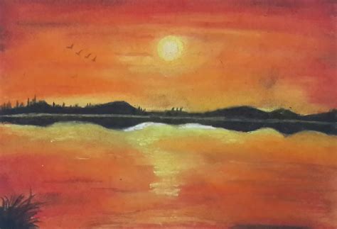 Sunrise Watercolor Painting at GetDrawings | Free download