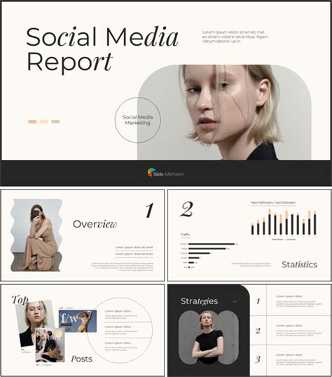 710 Monthly Report PPT Templates Slide Members