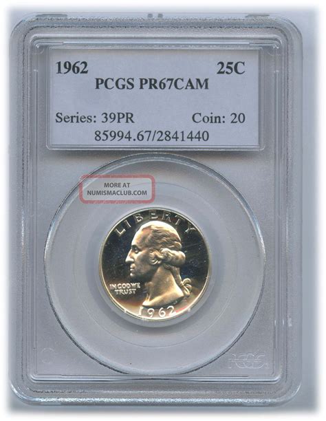 Washington Quarter Pcgs Proof Cameo