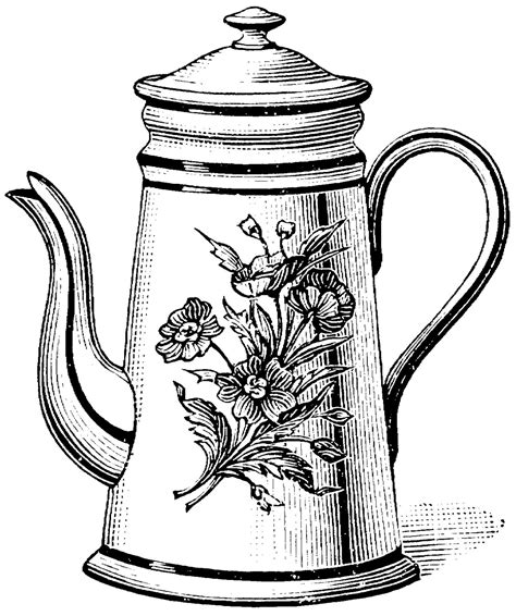 Teapot Coloring Pages Coloring Home