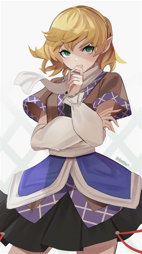 Mizuhashi Parsee Touhou Drawn By Daweykun Danbooru